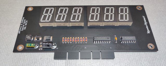 Afficheurs: Afficheur 6 digits Gtb, Bonus Spirit Ambre + Bleu VFD