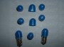 Cabochon silicone bleu pour lampes